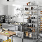 21" Deep x 30" Wide x 86" Height Wire Shelving Kit | 8-Tier | NSF Commercial Storage Rack Unit
