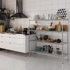 18" Deep x 54" Wide x 54" Height Wire Shelving Kit | 4-Tier | NSF Commercial Storage Rack Unit