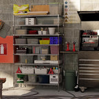 24" Deep x 54" Wide x 86" Height Wire Shelving Kit | 8-Tier | NSF Commercial Storage Rack Unit