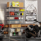 21" Deep x 42" Wide x 74" Height Wire Shelving Kit | 8-Tier | NSF Commercial Storage Rack Unit