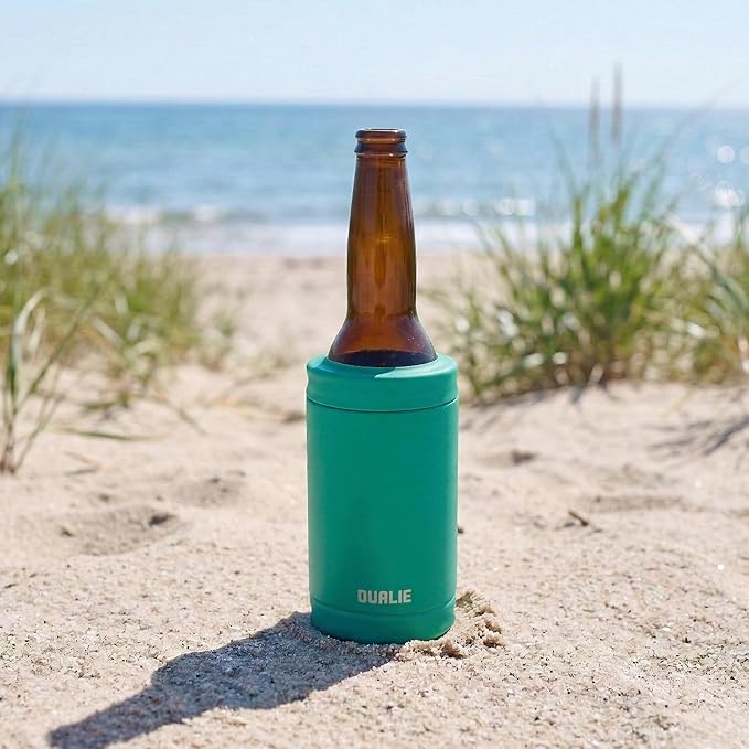 DUALIE 3 in 1 Insulated Can Cooler - 15+ Colors - Universal Size for 12 oz Cans, Slim Cans, and Bottles