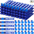 Kigeli 30 Pcs Spirit Clips Cheer Pins Cheerleader Gifts Clothes Pins for Backpacks Competition Glittered for Team Cheer Gifts Stuff Supplies Party Favors Accessories Bulk(Blue,Duck)