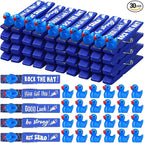 Kigeli 30 Pcs Spirit Clips Cheer Pins Cheerleader Gifts Clothes Pins for Backpacks Competition Glittered for Team Cheer Gifts Stuff Supplies Party Favors Accessories Bulk(Blue,Duck)