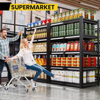 5-Tier Garage Shelving Heavy Duty, 2000LBS Garage Shelves, Adjustable Metal Shelving Unit, Garage Storage Shelves, Utility Storage Rack Shelf，Shelves for Garage Storage, Pantry, 72"H×36"W×16"D