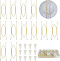 6 Inch Plate Hangers 12 Pack Plate Hangers for The Wall Suitable for 6-7.5 Inch Plate Wall Hangers for Display Invisible Decorative Plate Hooks for Hanging