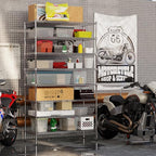 21" Deep x 48" Wide x 86" Height Wire Shelving Kit | 8-Tier | NSF Commercial Storage Rack Unit