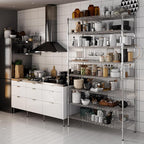 21" Deep x 48" Wide x 86" Height Wire Shelving Kit | 8-Tier | NSF Commercial Storage Rack Unit