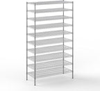 21" Deep x 48" Wide x 86" Height Wire Shelving Kit | 10-Tier | NSF Commercial Storage Rack Unit
