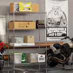 21" Deep x 48" Wide x 74" Height Wire Shelving Kit | 4-Tier | NSF Commercial Storage Rack Unit