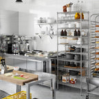 18" Deep x 30" Wide x 86" Height Wire Shelving Kit | 10-Tier | NSF Commercial Storage Rack Unit
