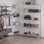 18" Deep x 48" Wide x 86" Height Wire Shelving Kit | 5-Tier | NSF Commercial Storage Rack Unit
