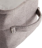 Juvale Rectangular Toilet Paper Storage Basket - Space-Saving Narrow Bathroom Storage Bin - Toilet Paper Organizer & Countertop Bathroom Caddy - Jute Fabric Bin - Gray, 16 x 6 x 5.5 in