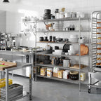 24" Deep x 60" Wide x 74" Height Wire Shelving Kit | 6-Tier | NSF Commercial Storage Rack Unit