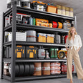 5-Tier Garage Shelving Heavy Duty, 3000LBS Garage Shelves, Adjustable Metal Shelving Unit, Garage Storage Shelves, Utility Storage Rack Shelf，Shelves for Garage Storage, 72" H×59" W×19.7" D