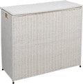 Household Essentials 3 Compartment Laundry Sorter, Wicker Laundry Sorter