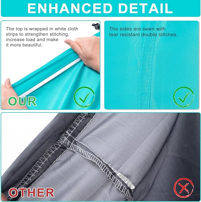 4 Pack XL Travel Laundry Bag, Machine Washable Dirty Clothes Organizer with Drawstring,Large Enough to Hold 4 Loads of Laundry, Easy Fit a Laundry Hamper or Basket Travel Essentials 24" x 36"