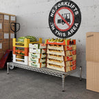 21" Deep x 48" Wide x 8" Height Wire Shelving Kit | 1-Tier | NSF Commercial Storage Rack Unit