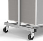 Simple Houseware 3 Bags Laundry Sorter with Extensible Clothes Hanging Rod