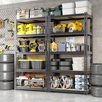 Heavy Duty Garage Storage Shelves, 2500 Lbs Capacity, 5-Tier Adjustable Storage Shelving Unit, 40" L x 20" W x 72" H Metal Shelving Racks for Kitchen Pantry Basement Bathroom Laundry