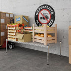 24" Deep x 54" Wide x 14" Height Wire Shelving Kit | 1-Tier | NSF Commercial Storage Rack Unit
